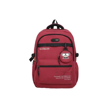 Single Warehouse Nylon Backpack Regular Unisex Gray/Black/Red/Khaki/Blue