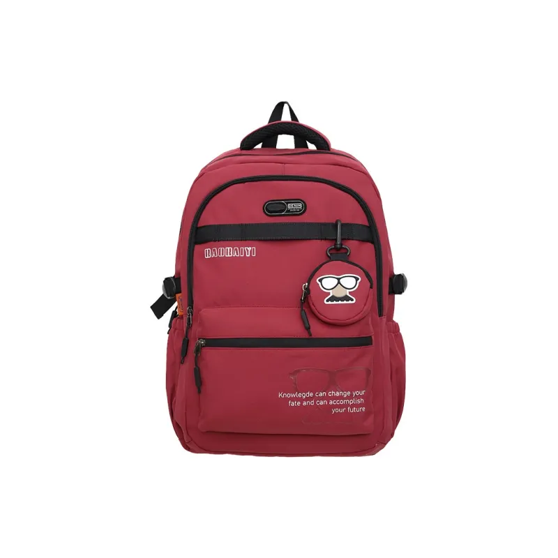 Single Warehouse Nylon Backpack Regular Unisex Gray/Black/Red/Khaki/Blue-0