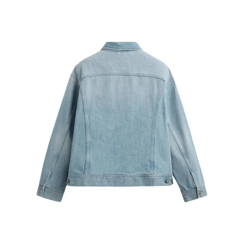 ZARA Denim Jacket Men's Light Blue-1