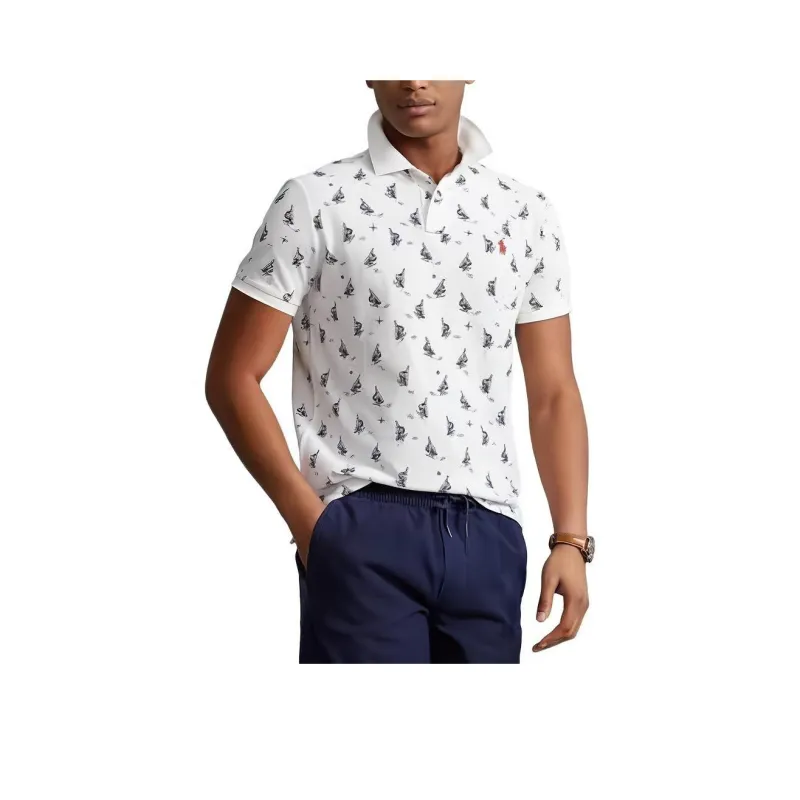 Polo Ralph Lauren SS23 Polo Shirt Men's White-0
