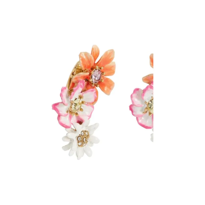 LES NEREIDES Brass Clip On Earrings Women's Multicolor-1