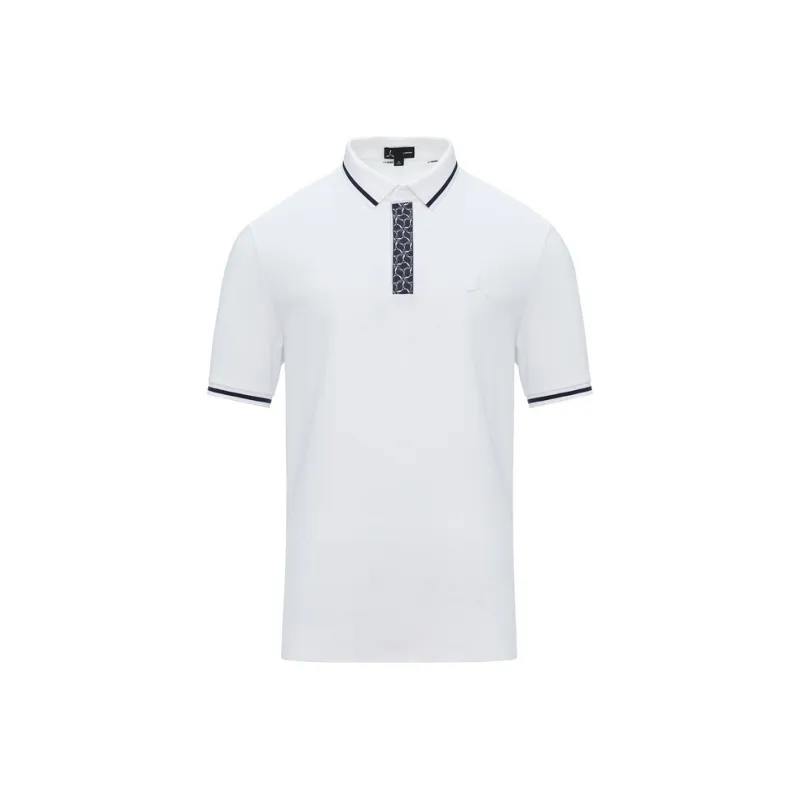 LI NING 1990 Classic Collection Polo Shirt Men's Standard White-0