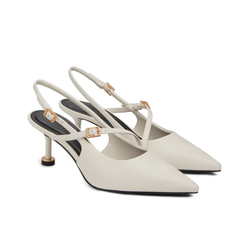 CHARLES&KEITH Small Ck Slim Heel High Heels 6.5cm Women's-9