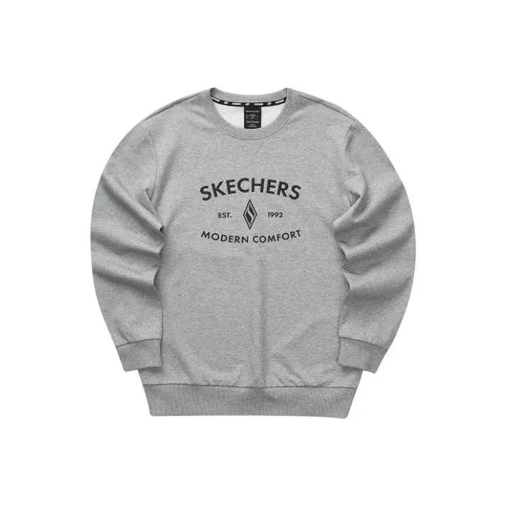 Skechers Sweatshirt Unisex Medium Heather Gray-0