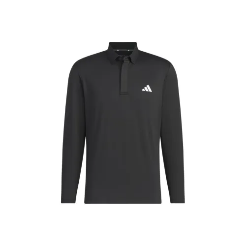 Adidas clothing Pull Polo Shirts Men Black