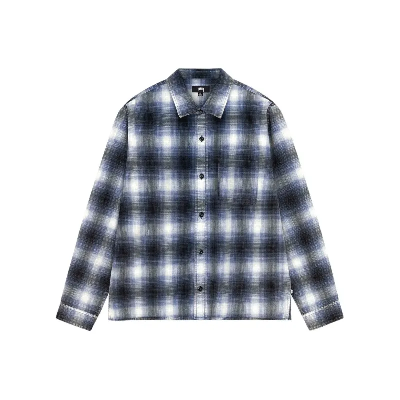 Stussy Rocco Flannel Plaid Shirt-0