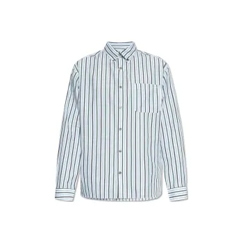 A.P.C Long Sleeved Pintriped Shirt
