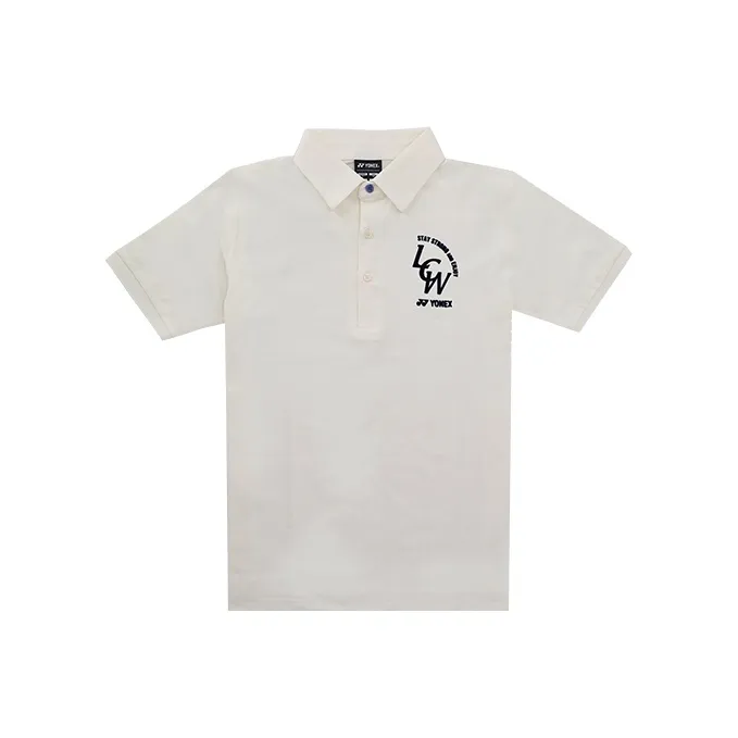 YONEX Li Zongwei Series Polo Shirt Unisex Natural Color-0