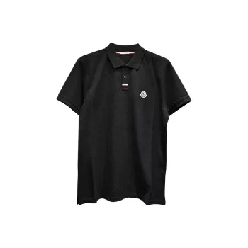 Moncler Polo Shirts Men Black