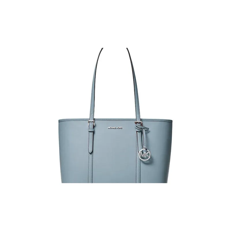 MICHAEL KORS Jet Set Travel Saffiano Leather Tote Bag Shopping Bag Handbag Shoulder Bag Women's Blue-2