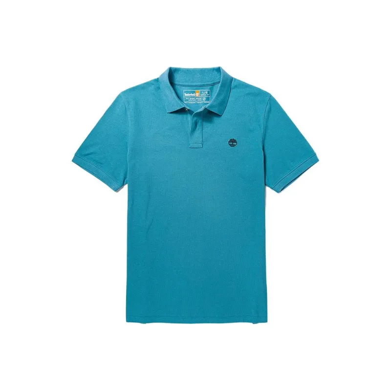 Timberland Polo Shirts Men Storm Blue-0