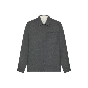 Givenchy 1952 Embroidered Zipped Shirt