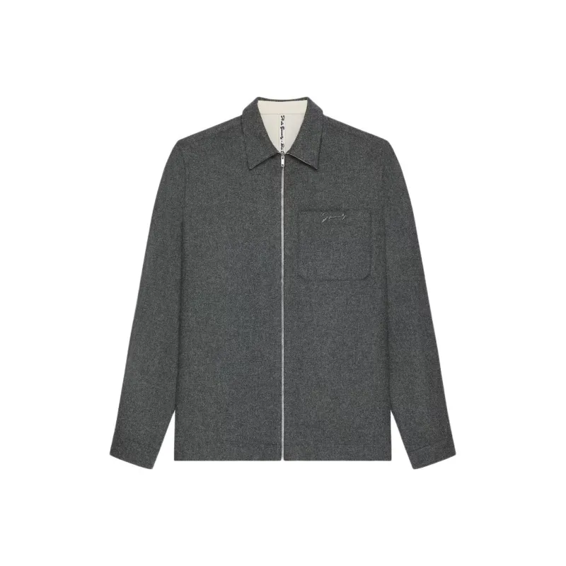 Givenchy Zip Front Shirt-0
