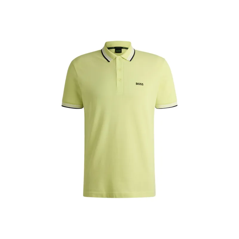 HUGO BOSS Polo Shirt Men's Yellow-0