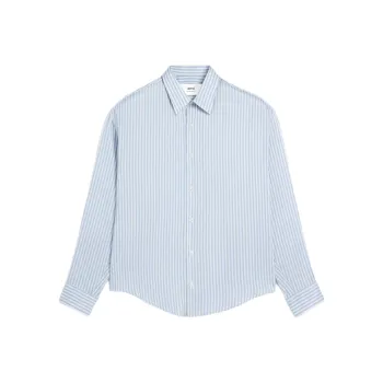 AMIPARIS Striped Button Up Shirt
