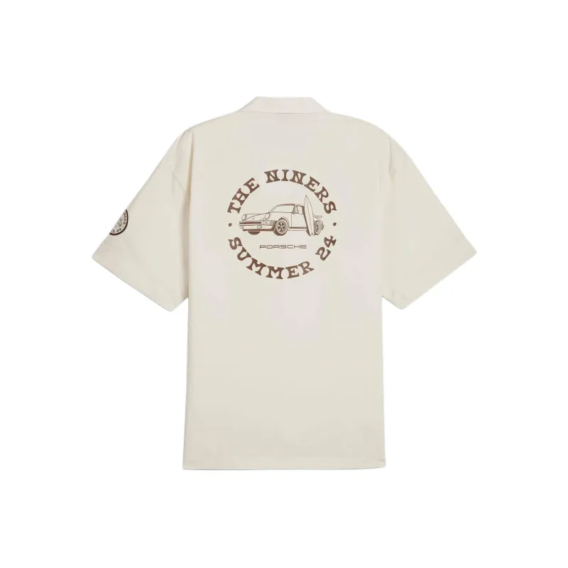 PUMA Porsche Legacy Crews Shirt Men's High Mountain Snow-0