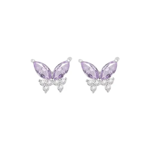Universe Search S925 Silver Stud Earrings Women's