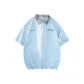 Light Blue with Print