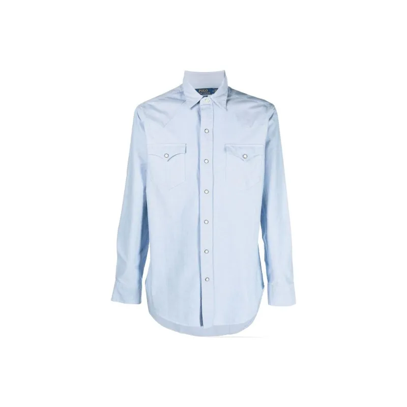 Polo Ralph Lauren Shirts Men Light Blue-0