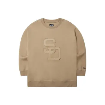 New Era x MLB SS24 Saint Diego Priest Team Sweatshirt Men's Khaki