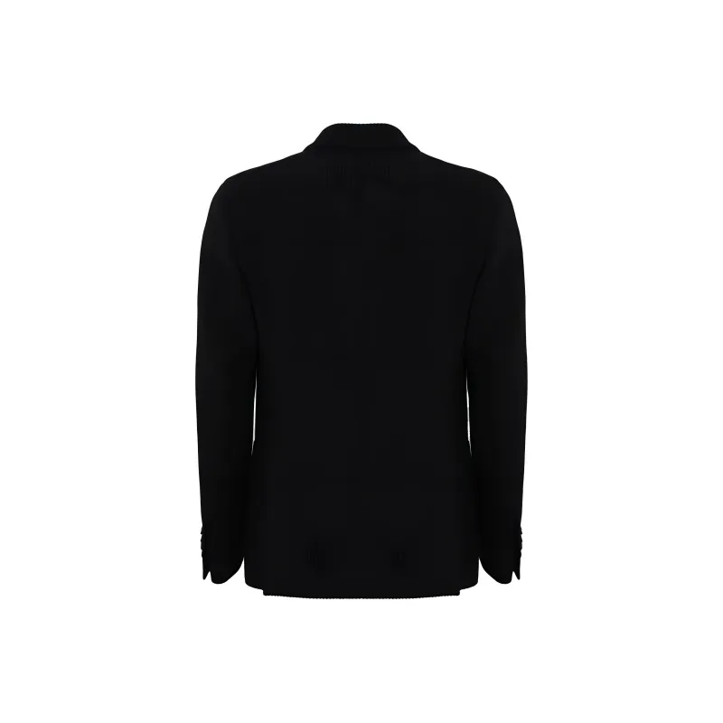 LARDINI Brooch detail Blazer-1