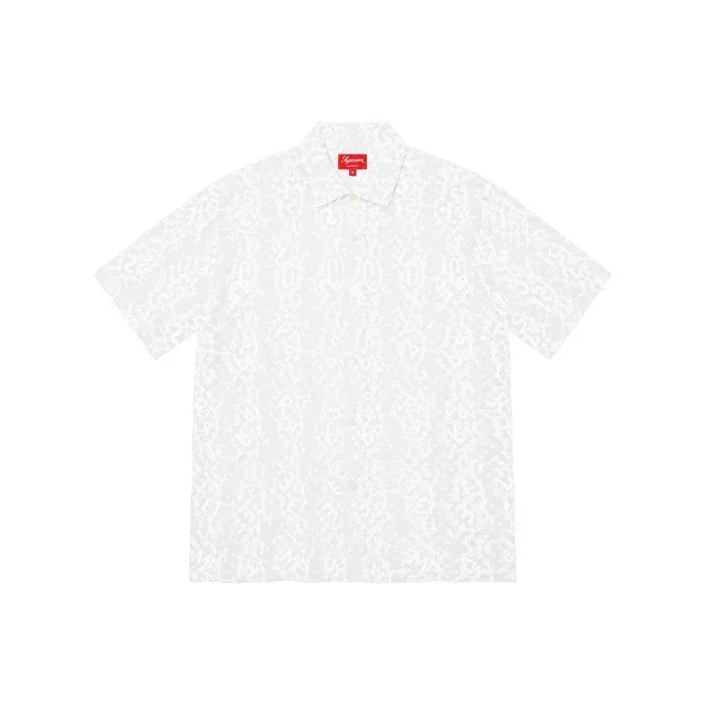 Supreme Chainstitch Chiffon S/S Shirt-0