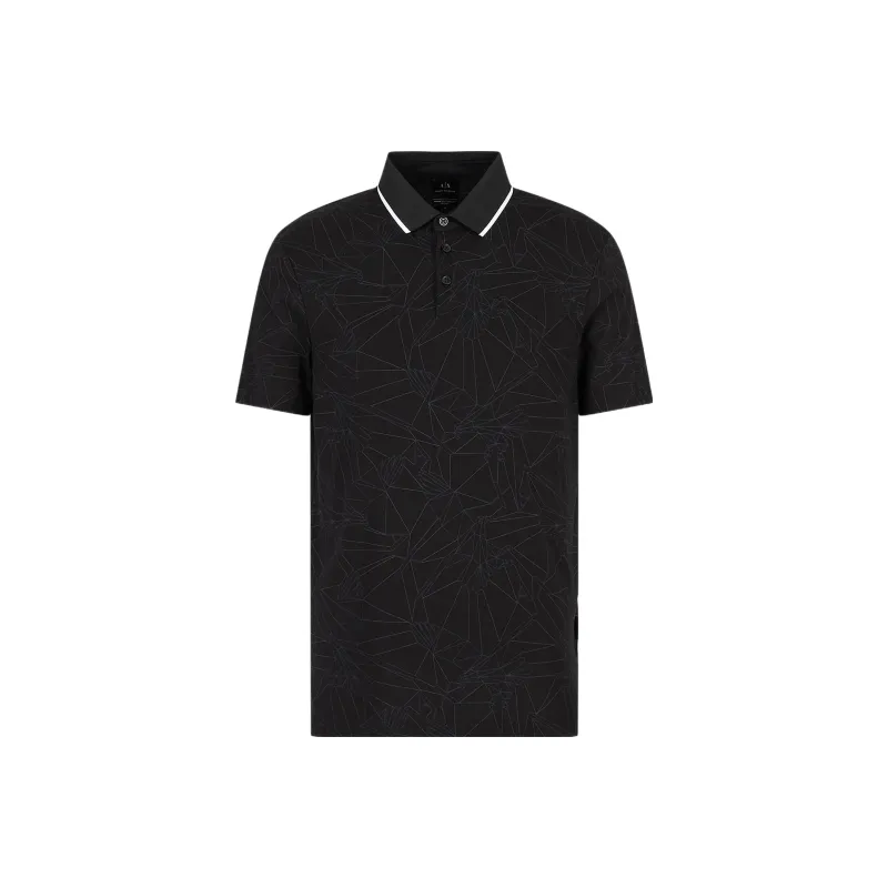 ARMANI EXCHANGE Polo Shirts Men Black-0