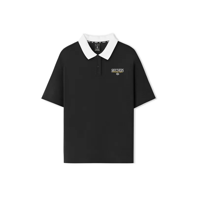 Skechers Sports And Leisure Polo Shirt Men's Carbon Black-0