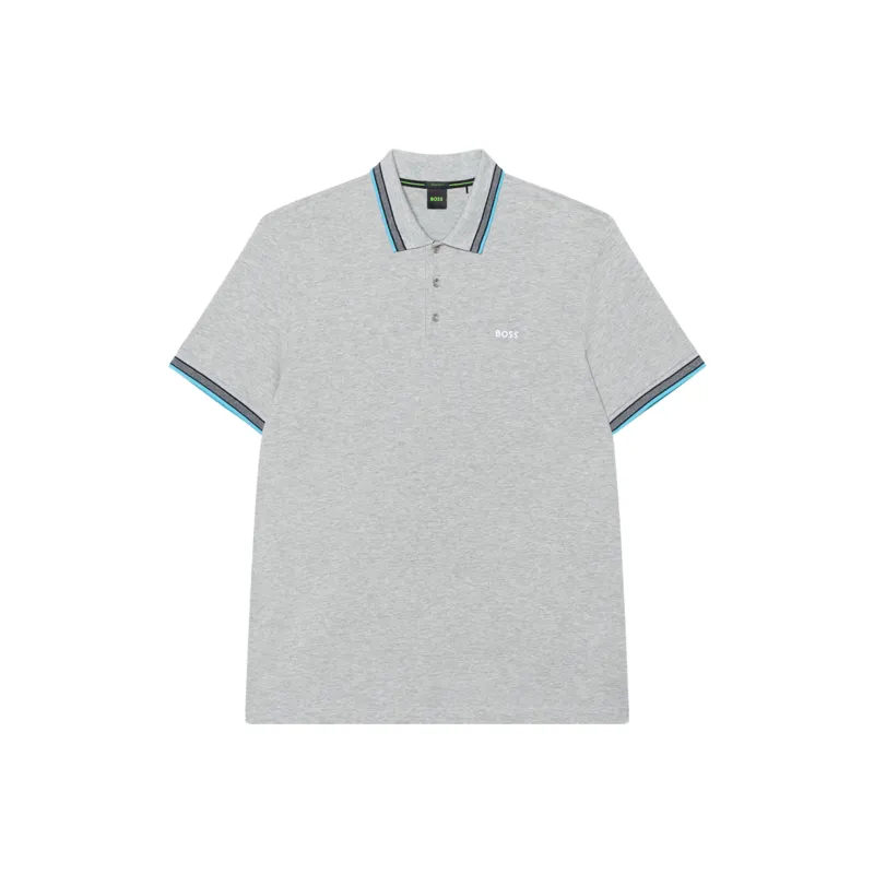 HUGO BOSS Polo Shirts Men Gray-0