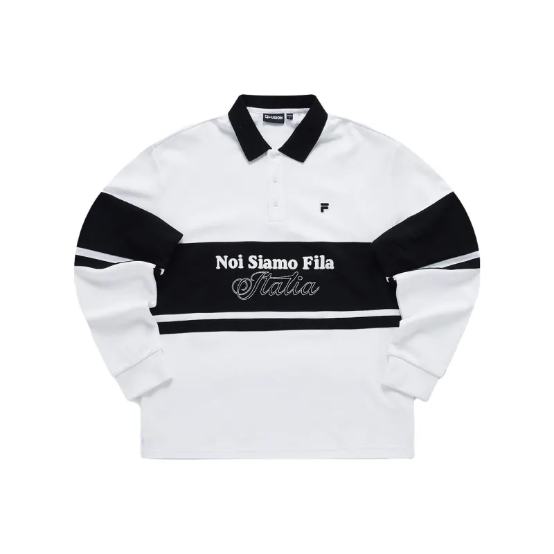 FILA FUSION Polo Shirt Men's White-0