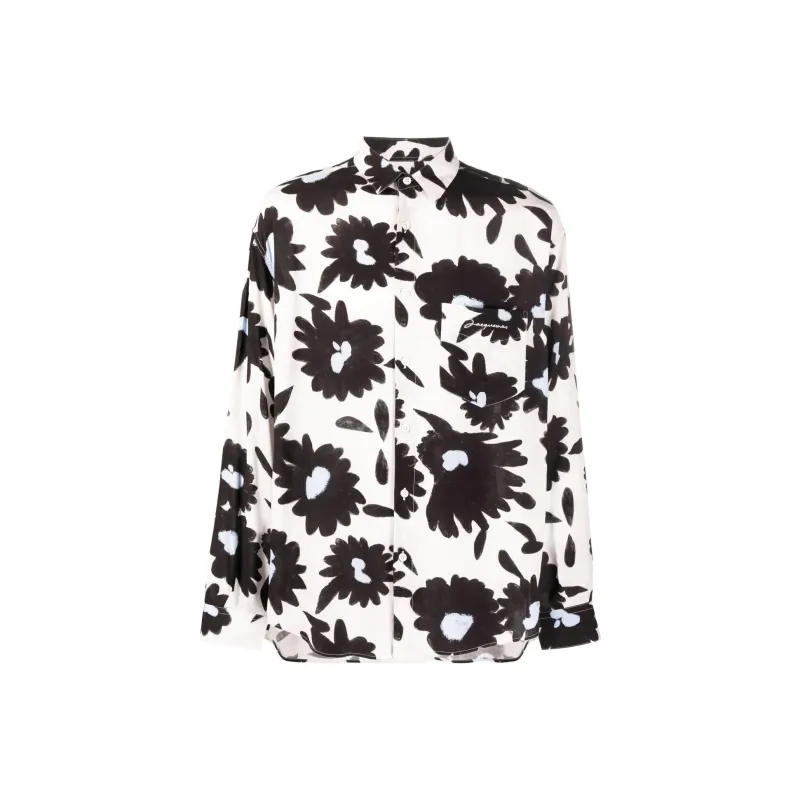 Jacquemus Shirt Men's Black White-0