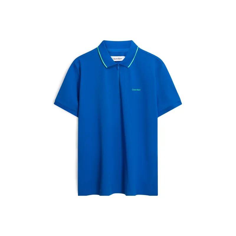 CK/Calvin Klein Polo Shirt Men's Glaze Blue-0