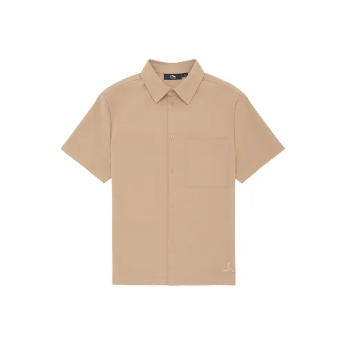 LI-NING 1990 Commuter Series Shirts Men Camel Khaki