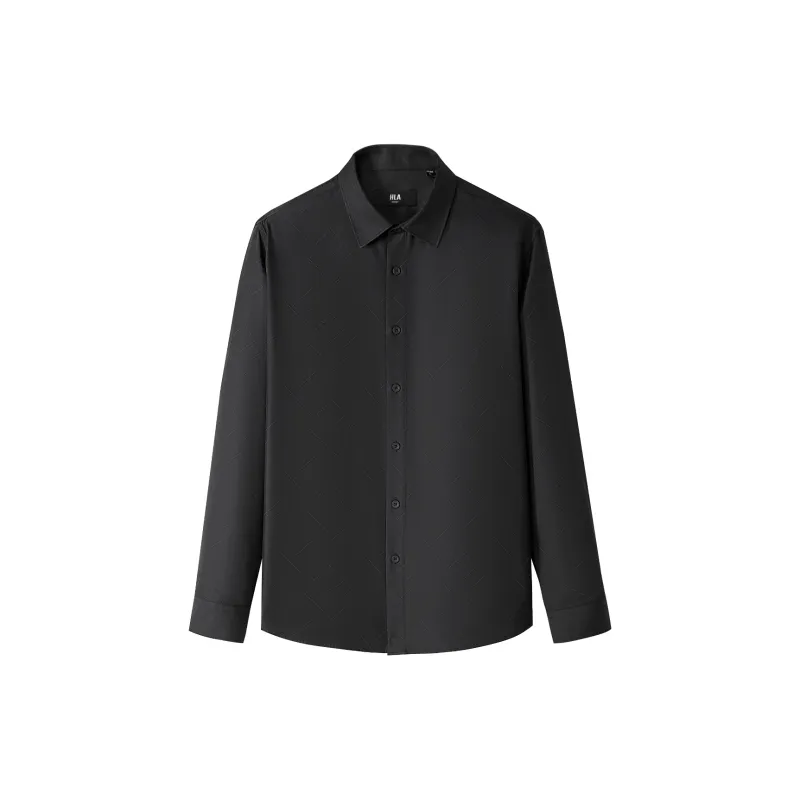 HLA Long Sleeved Fashion Shirt Men's-2