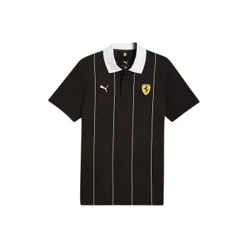 PUMA x Scuderia Ferrari Premium Race Polo Shirt Men's Black