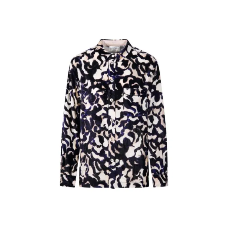 Forte Forte Animal print Velvet Shirt-0