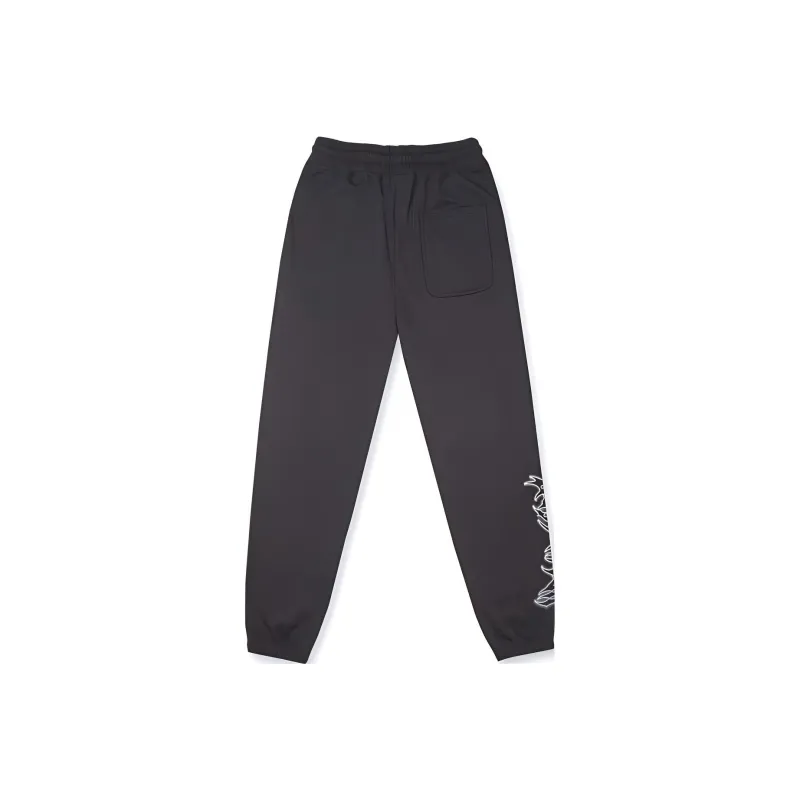 Boy London Knitted Sweatpants Unisex Gray-1