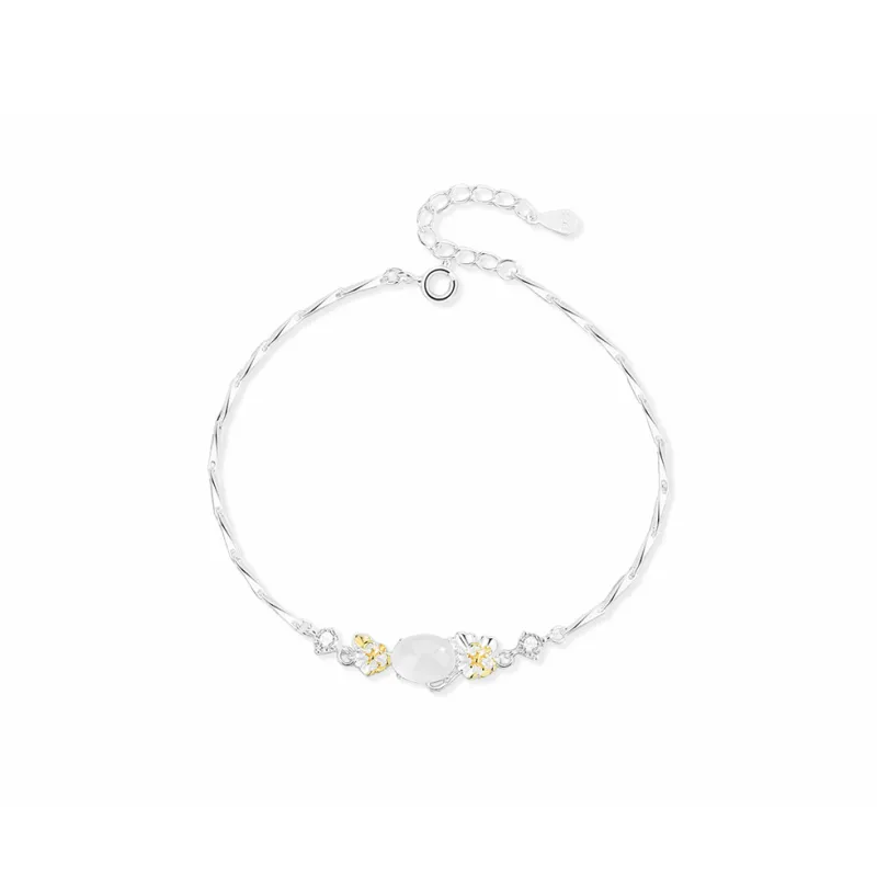 CANHUI Chalcedony Jade Bracelets Women's-5