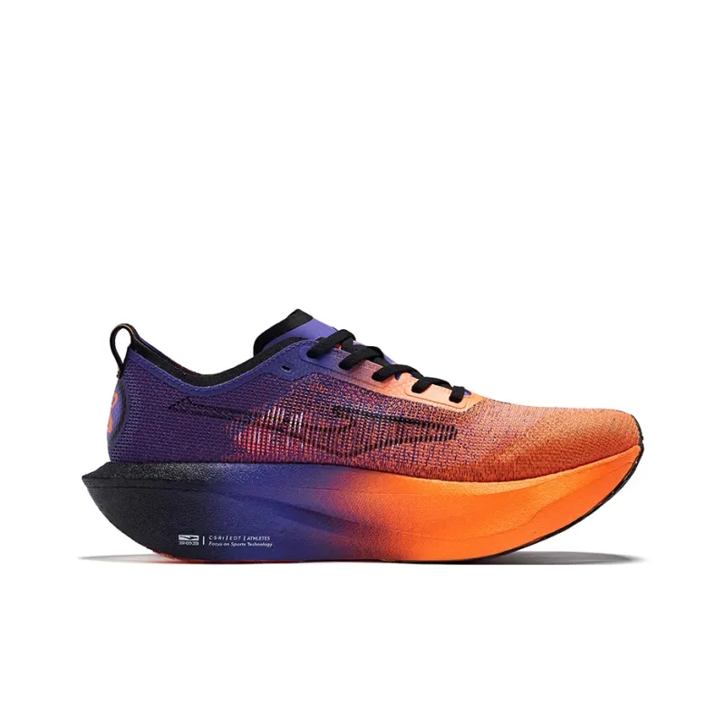 Erke Realm Of The Orchid 3.0 Running Shoes Men Low Top Fluorescent Fresh Orange Signal Purple-1