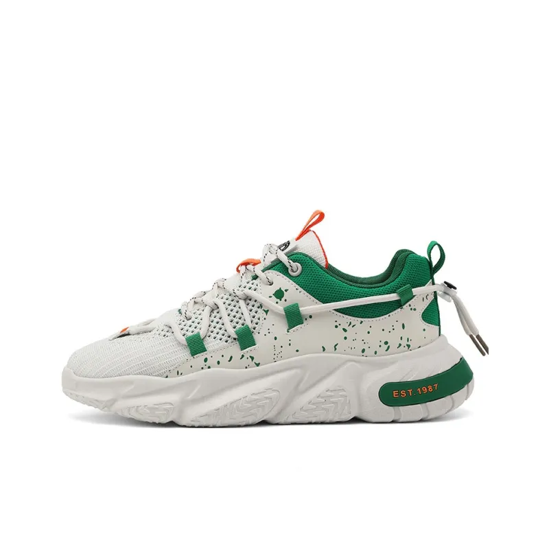 Yi Jiabao Breathable, Slip Resistant, And Abrasion Resistant Low Top Chunky Sneakers Men's-4