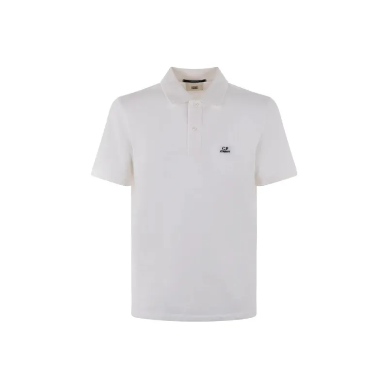 C.P.Company Polo Shirts Men White-0