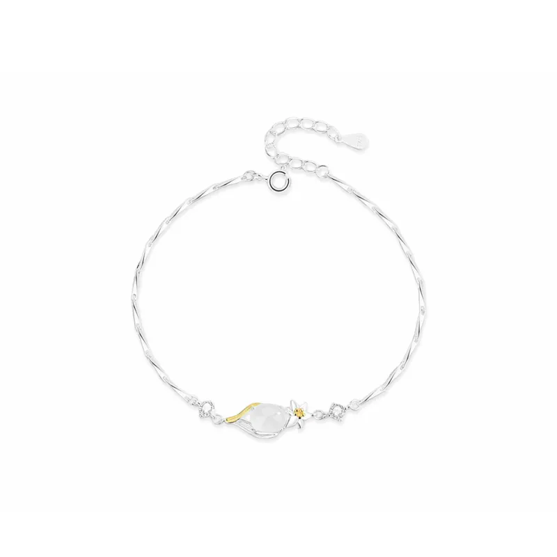CANHUI Chalcedony Jade Bracelets Women's-13