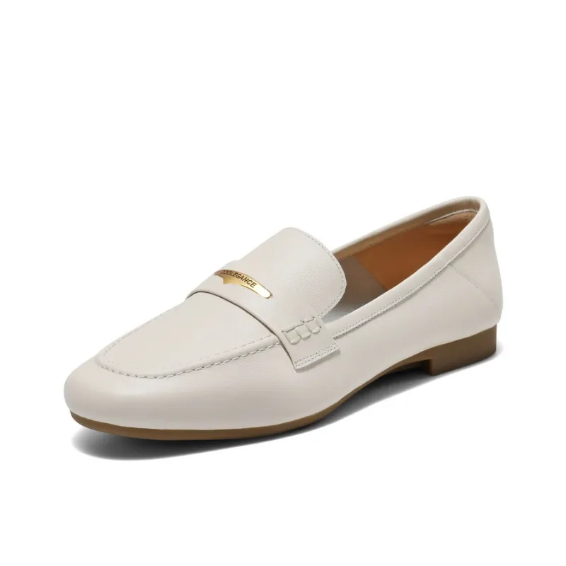 BELLE Loafers Women's Yellow, Ecru-5