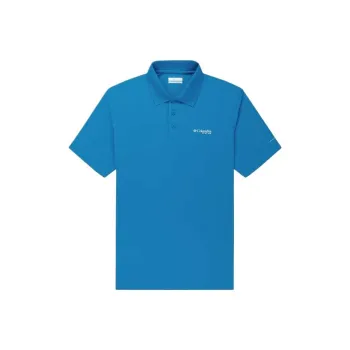 Columbia PFG SS25 Polo Shirt Men's Blue