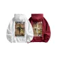 2 Pack (White+Burgundy)