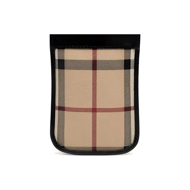 Burberry Leather Protective Case Card Holder Men's Multicolor-3