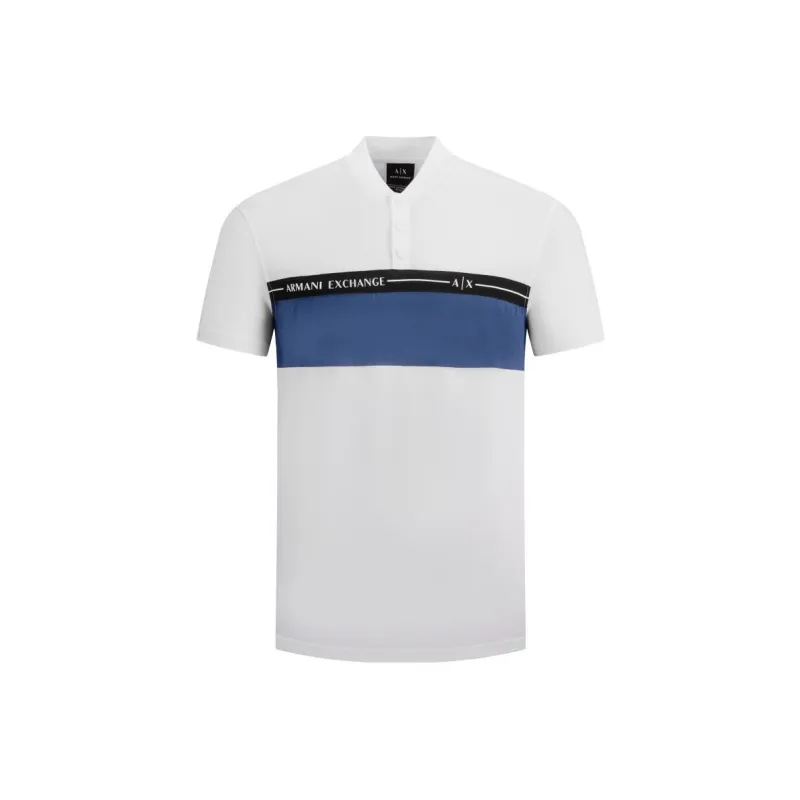 ARMANI EXCHANGE Polo Shirts Men White-0