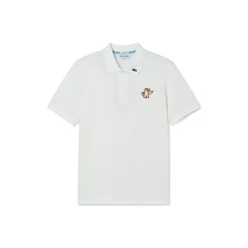 LACOSTE Polo Shirt Unisex White