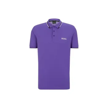 HUGO BOSS Polo Shirts Men Purple