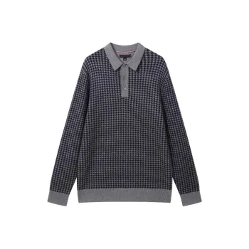 Tommy Hilfiger Polo Shirt Men's Dark Gray
